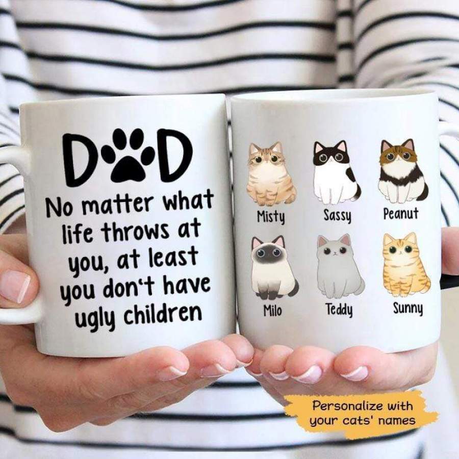 No Matter What Cat Mom Personalized Mug