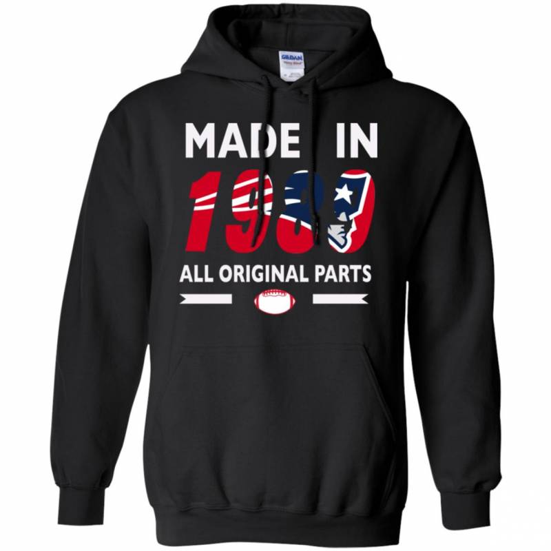 Birthday Gift New England Patriots Made in 1989 All Original Parts Shirts Hoodie V-Neck tank Top