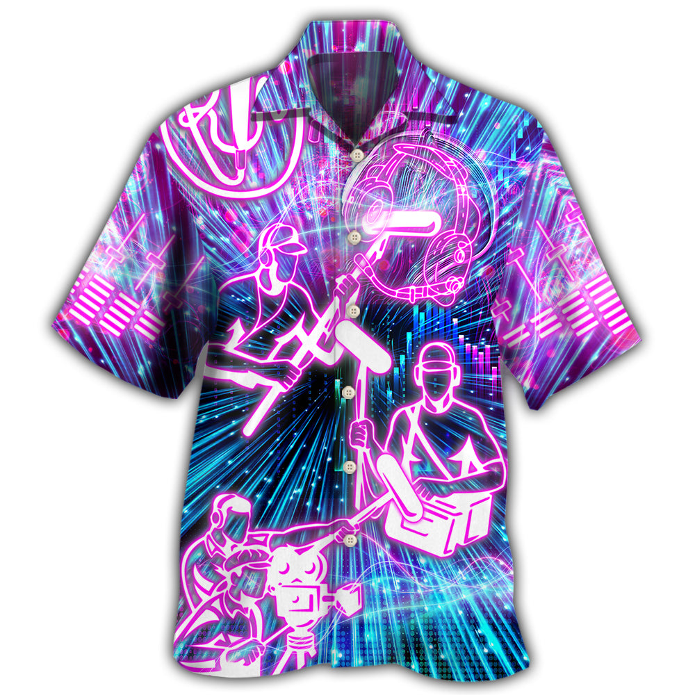 Sound Engineer Neon Style Hawaii Shirt Ha83180