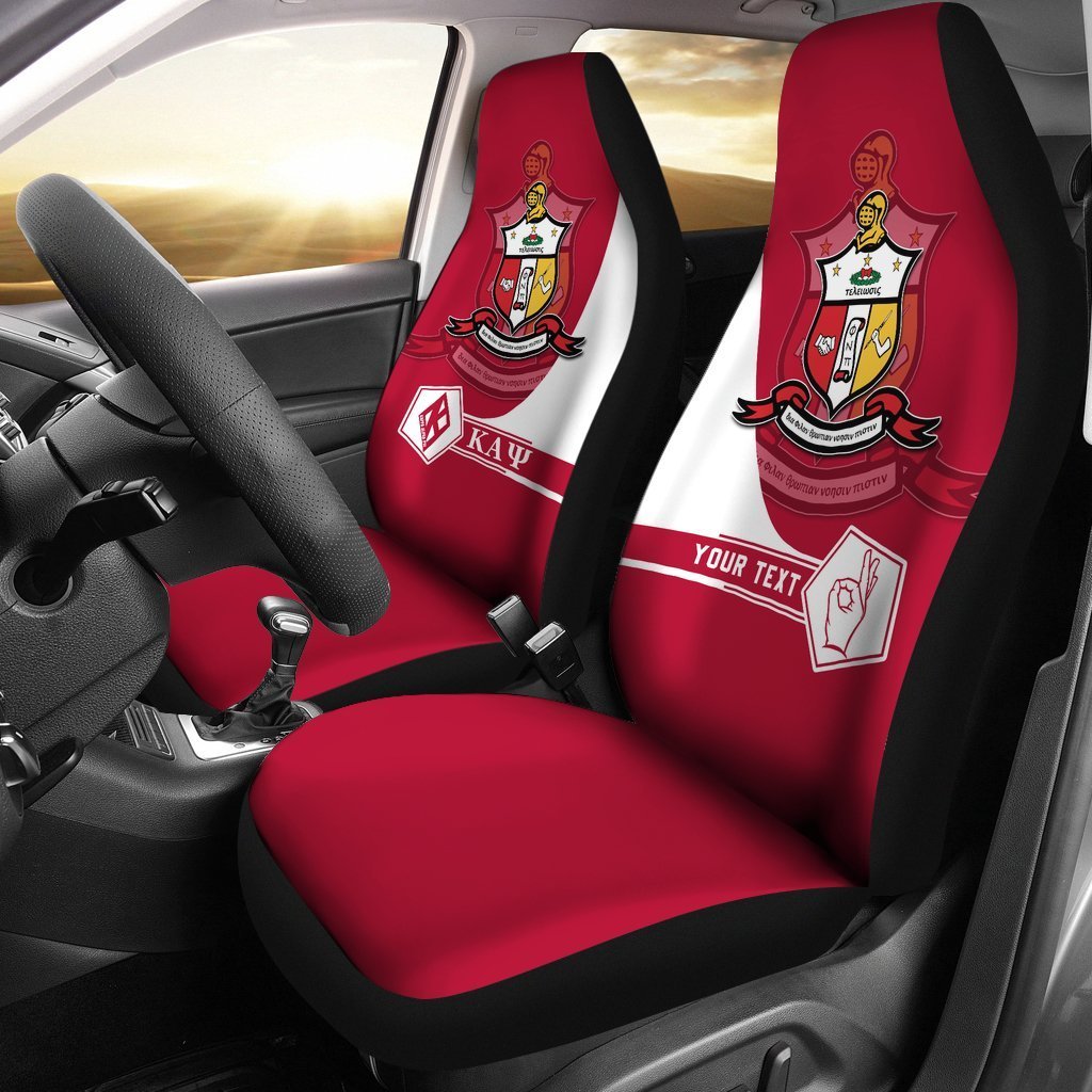 Greek Life  Car Seat Covers – Personalised Kappa Alpha Psi – Simple Style