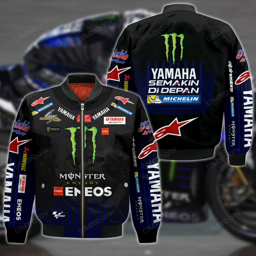 Yamaha Motogp Racing Team 3D Bomber Jacket Uniform Tv20048 Re