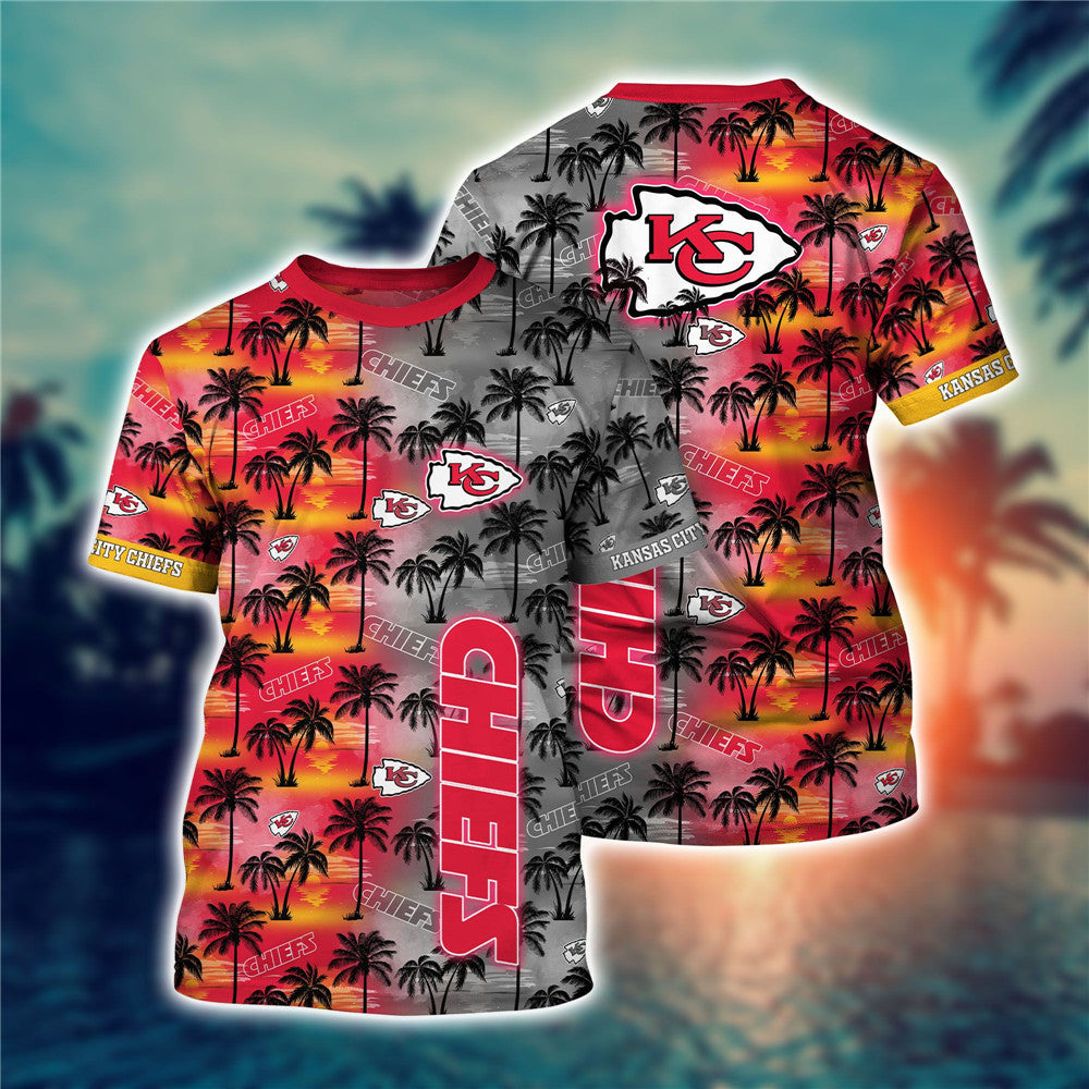 Men’S Kansas City Chiefs T-Shirt Coconut Tree