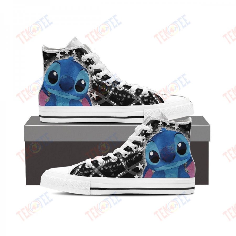 Mens Womens Stitch Stars Unisex High Top Convers Shoes Custom Shoes ...