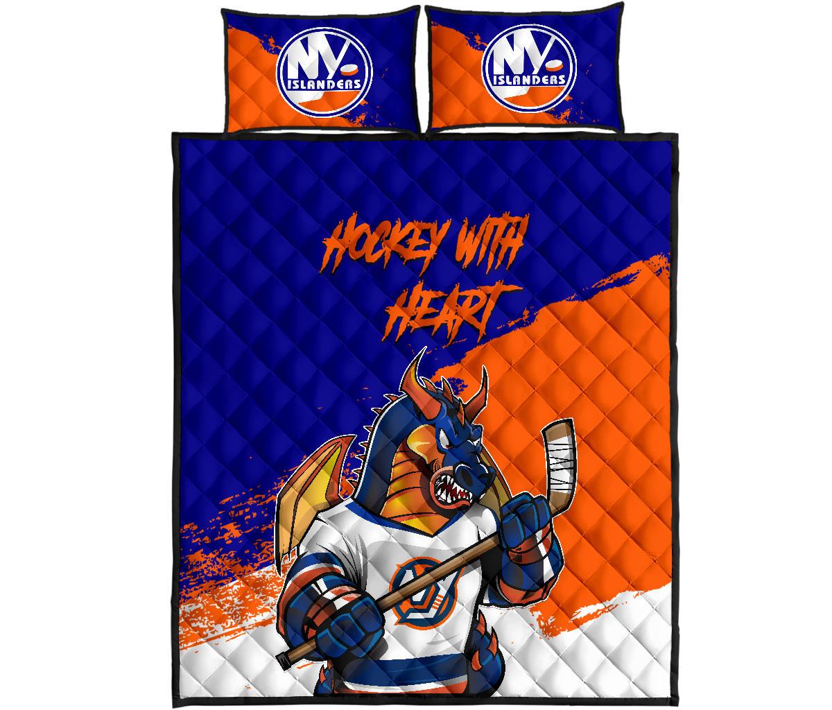 1stCanada Quilt Bed Set – New York Islanders Hockey Special A31