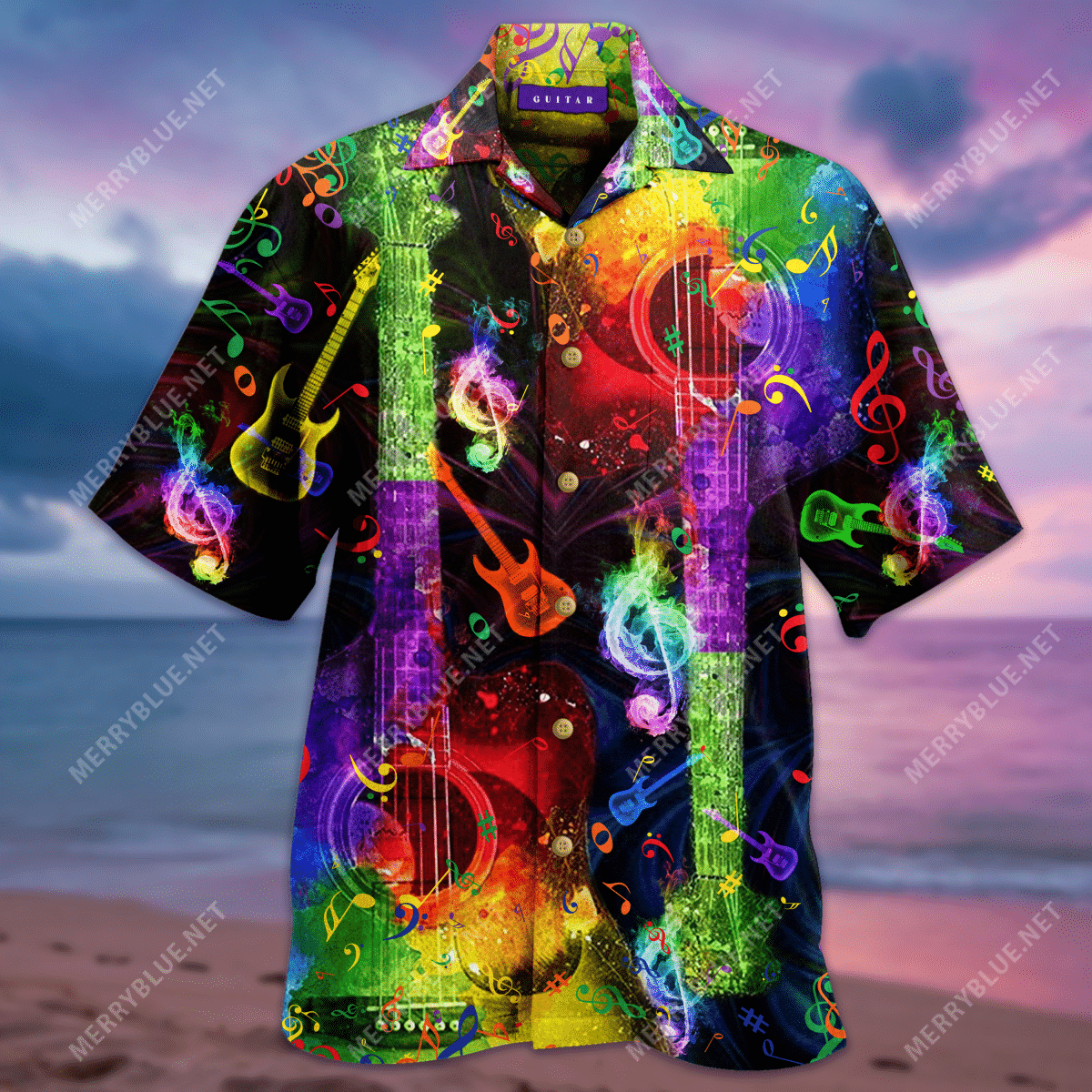 Shop From 1000 Unique Amazing Rainbow Guitar Unisex Hawaii Shirt Ha37507