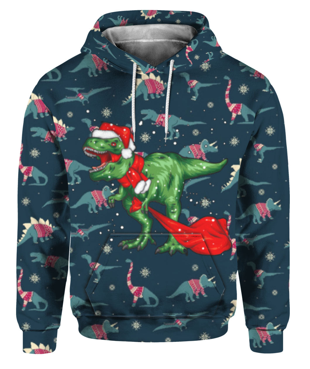 Oragontee T-Rex Christmas 3D All Over Print | For Men & Women | Adult | Hp1310