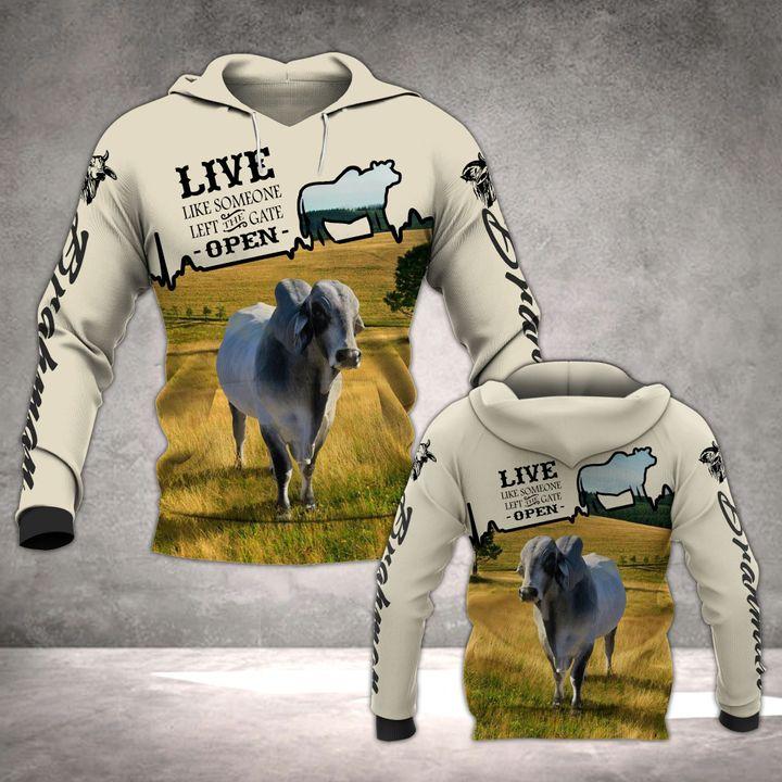 Brahman Cattle 3D All Over Printed Hoodie For Men And Women