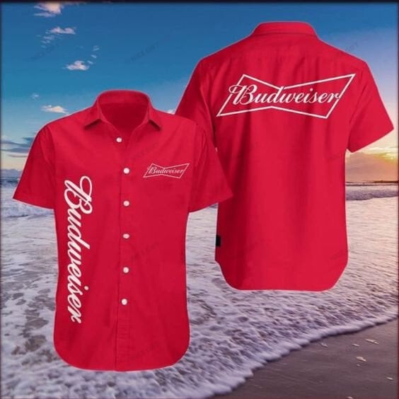 Budweiser Hawaiian Shirt 3Hs-G7J6