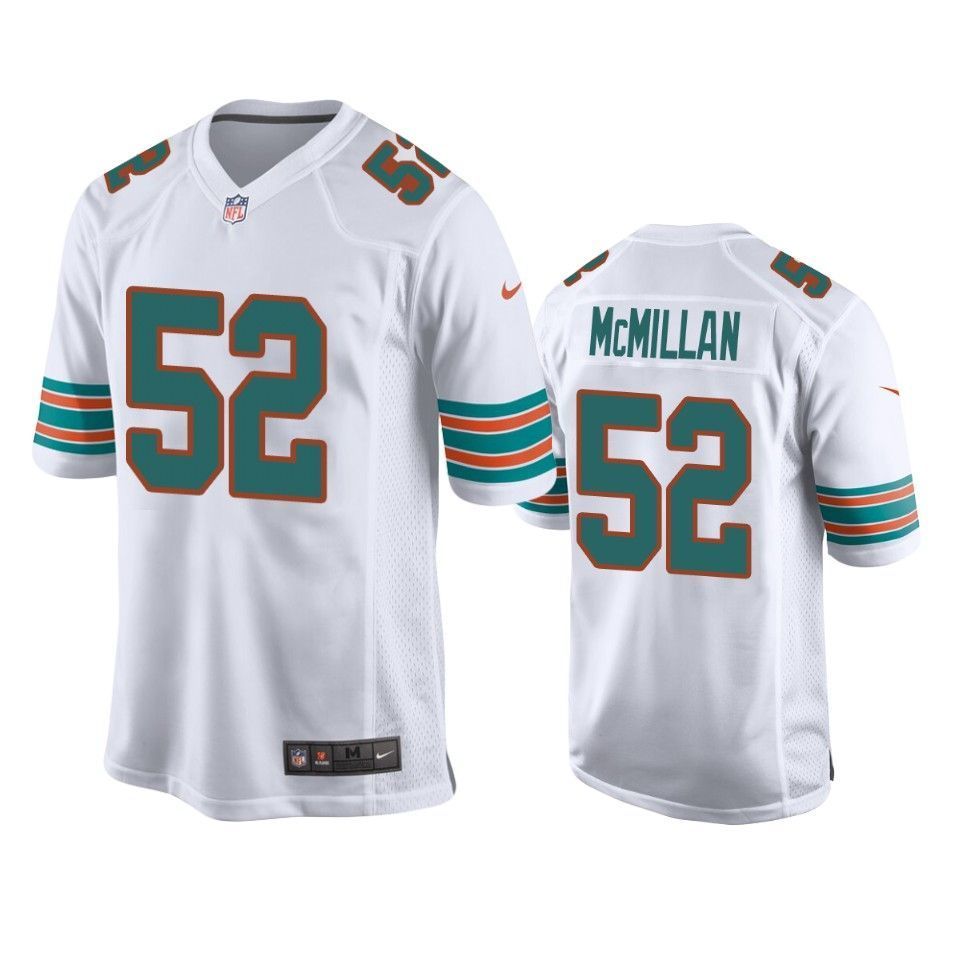 Dolphins Raekwon Mcmillan White 2019 Alternate Game Mens Jersey