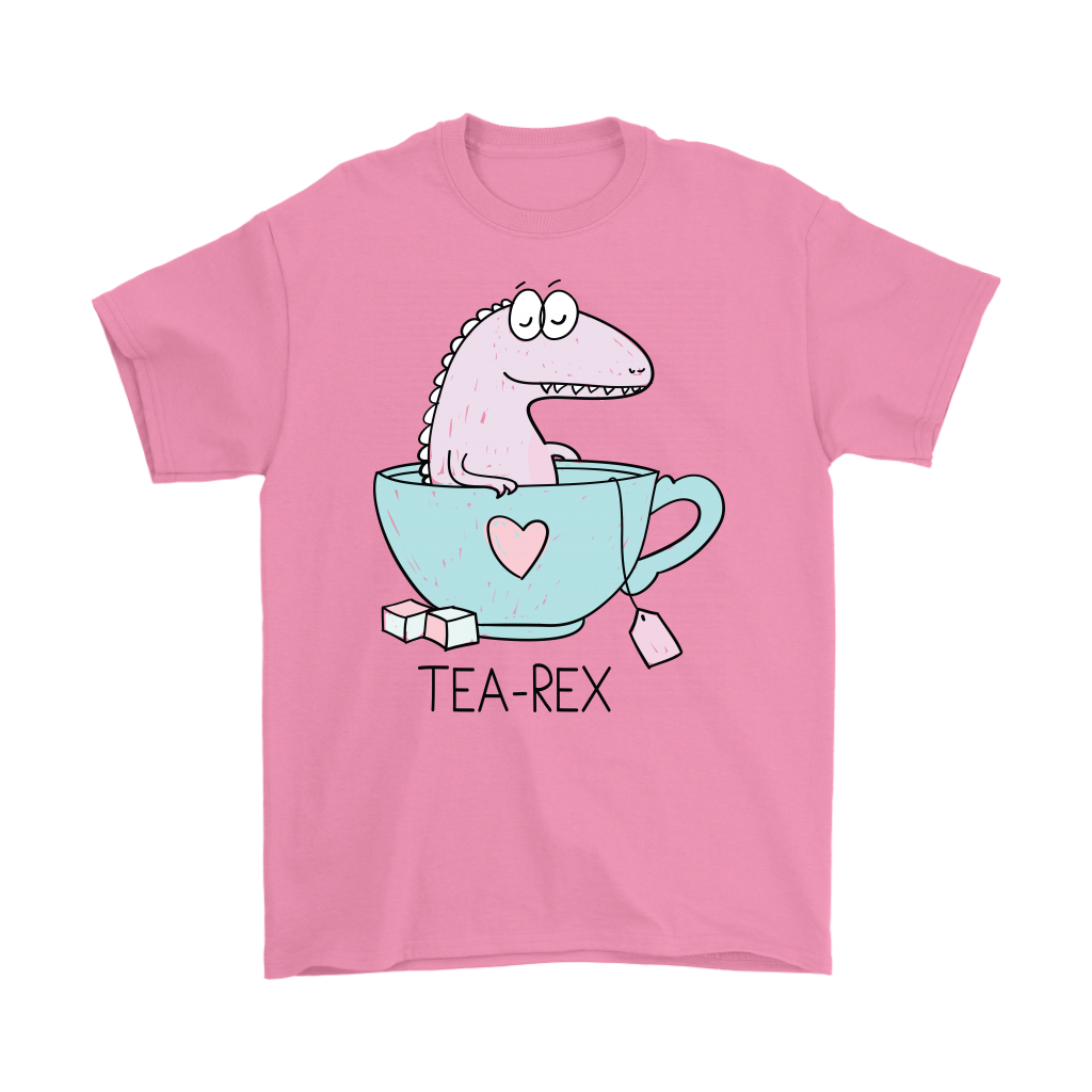 Tea Rex – Humorous Men’S T-Shirt, T-Rex