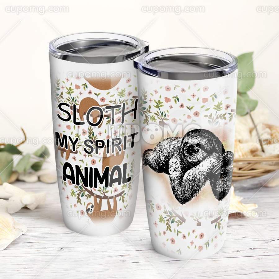 Sloth, My Spirit Animal  20Oz Dtt1536Tc Insulated Stainless Steel Tumbler Cup