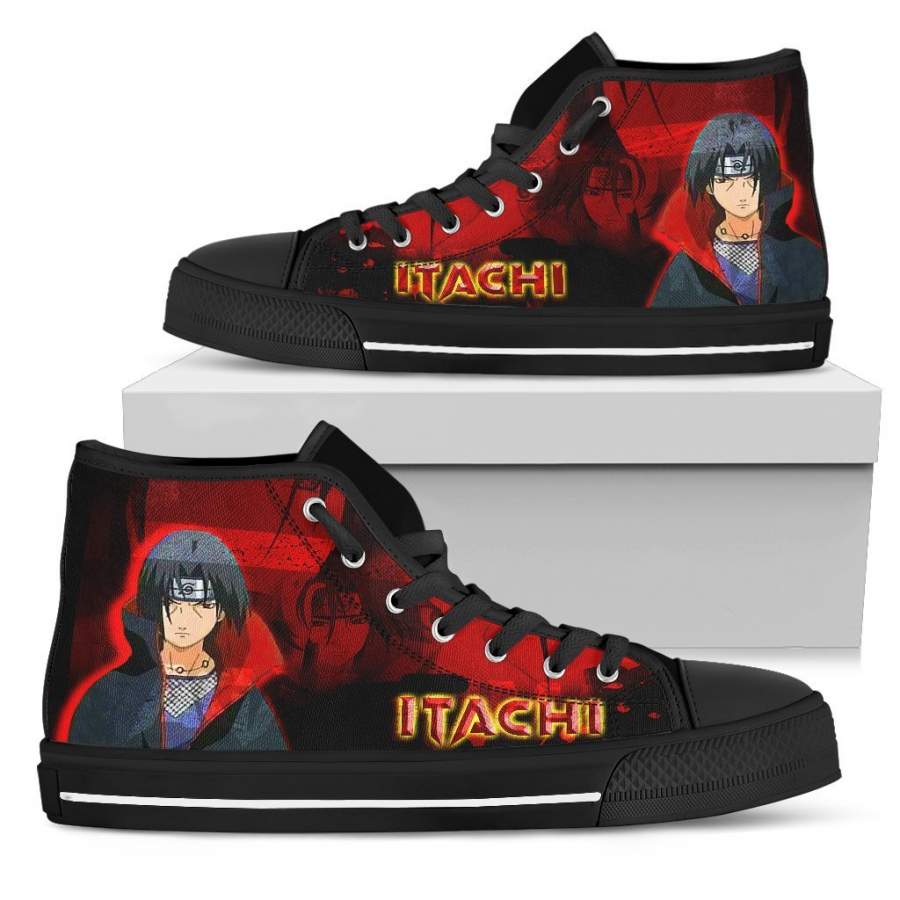 Uchiha Itachi Shoes High Top Sneakers Naruto