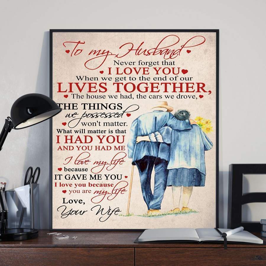 NTP2112 - Family - Beautiful gift for my husband - Poster - Poster Art ...