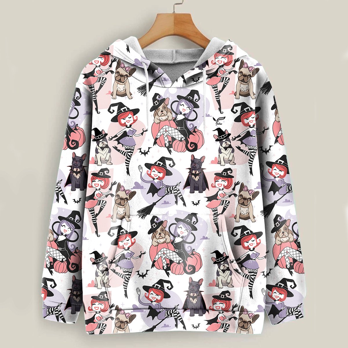 Witch Way To The Treats – French Bulldog Halloween Hoodie