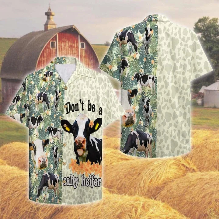 Farmer Be A Salty Heifer Hawaii Shirt Ha13304