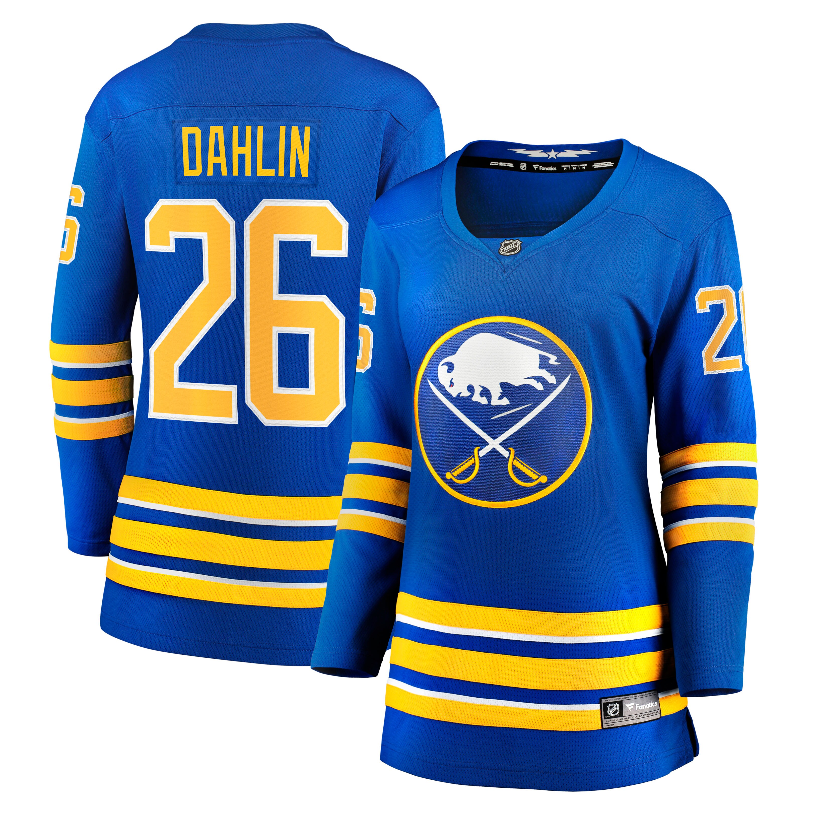 Women's Buffalo Sabres Rasmus Dahlin Royal Home Breakaway Jersey