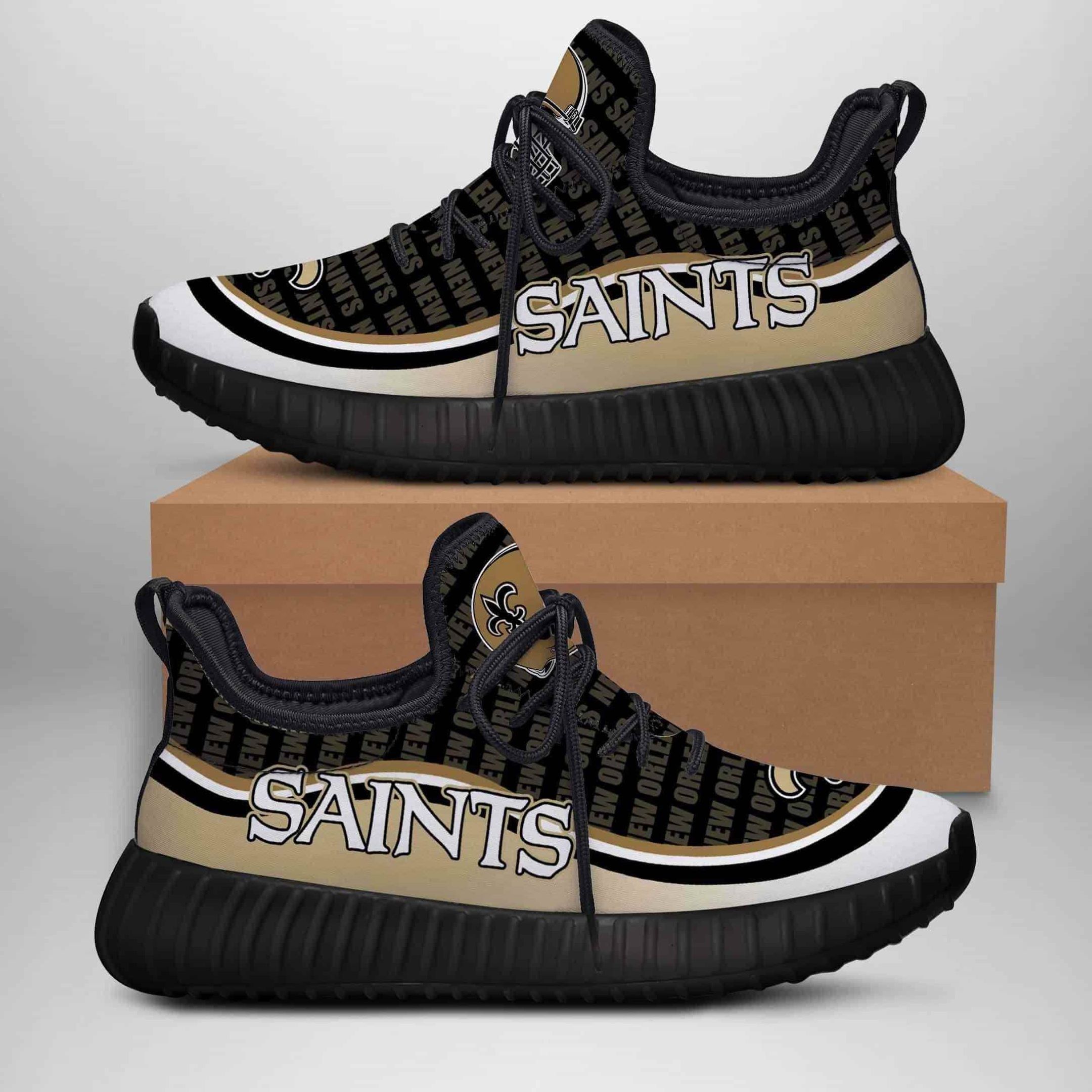 New Orleans Saints Yeezy Boost Shoes Sport Sneakers – Yeezy Shoes