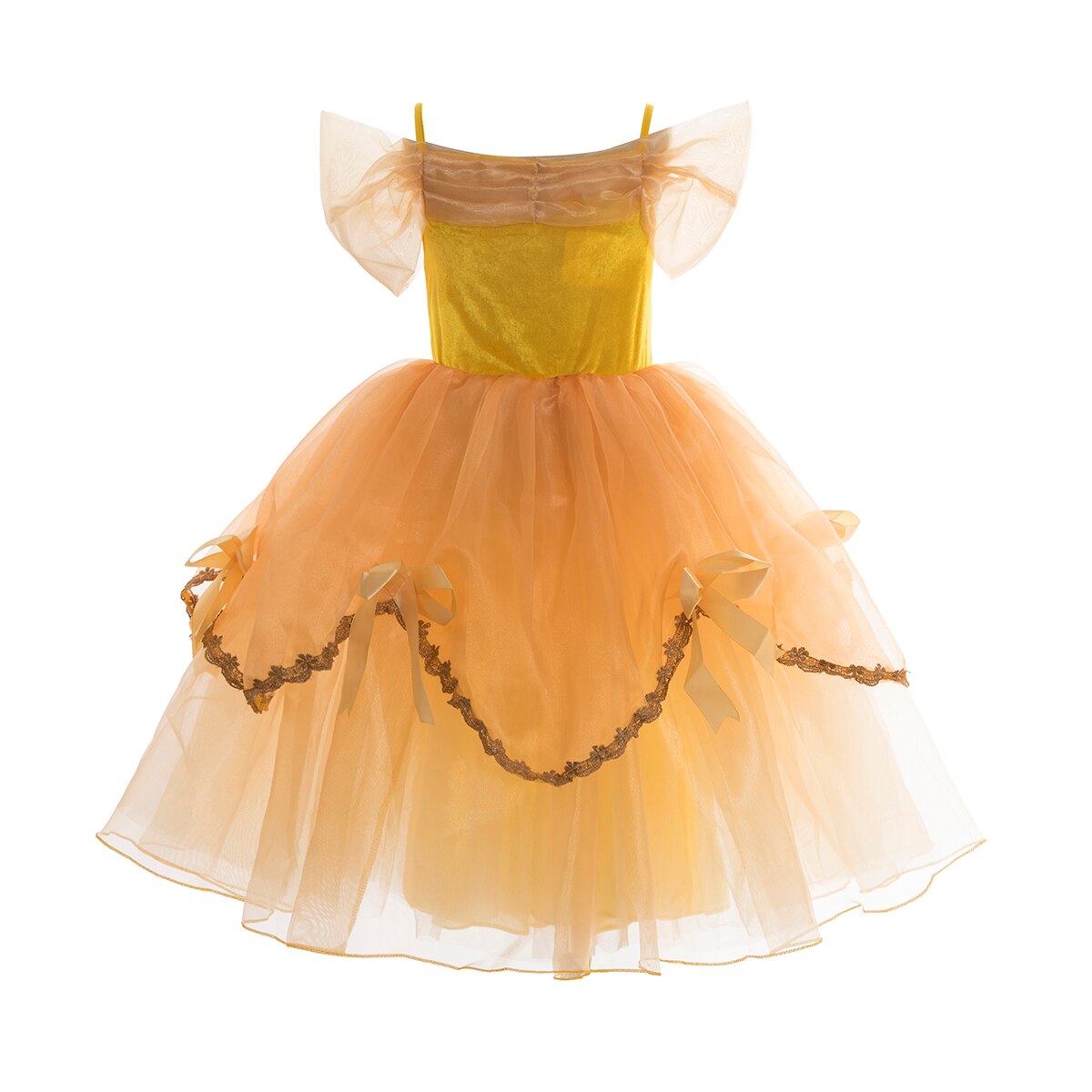 Belle inspired princess dress ball gown Belle Dress Belle Costume Beauty Costume Belle Tutu Dress Beauty and Beast Inspired alx