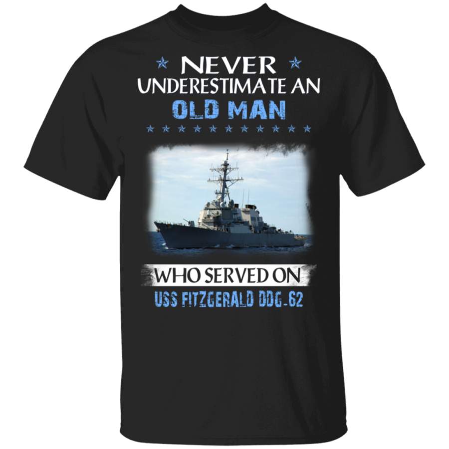 USS Fitzgerald DDG-62 Veterans Day Christmas Gift T-Shirt