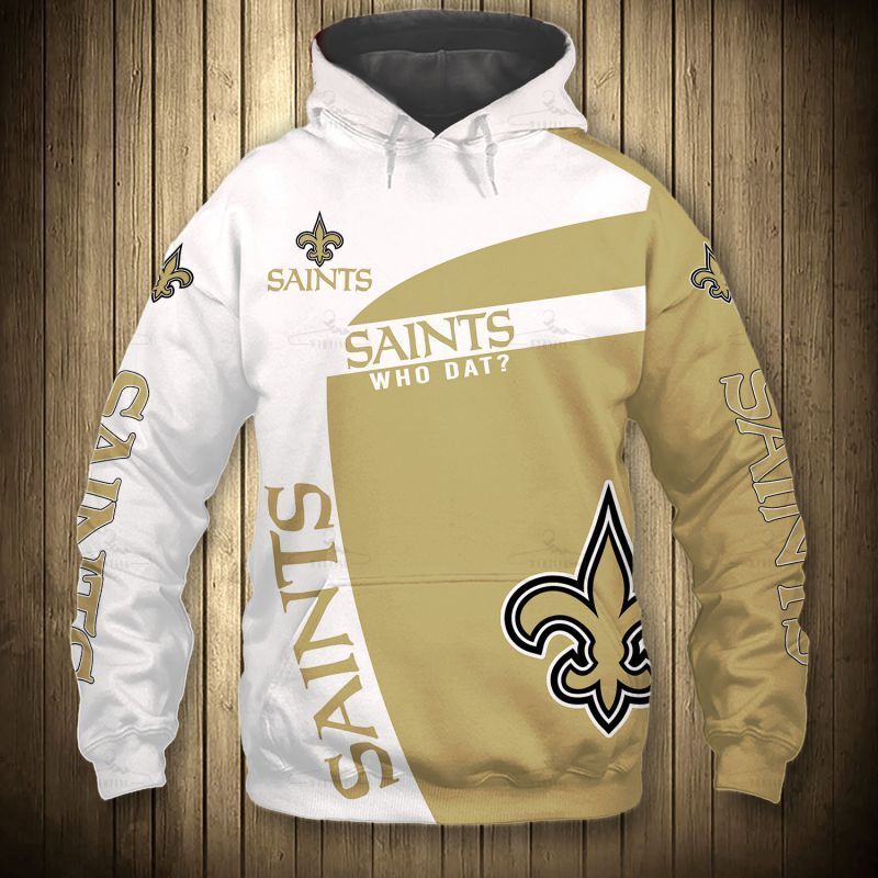 New Orleans Saints Hoodie 3D  Sweatshirt Pullover Gift S