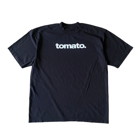 Tomato  Text Tee Shirt Outfit  For Men  For Women