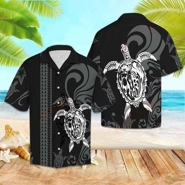 Blck Turtle Aloha Hawaii Shirt Colorful Short Sleeve Summer Beach Casual For Men And Women Ha80197