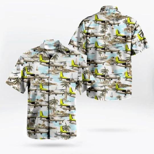 Airbaltic Fokker 50 Hawaiian Shirt | For Men & Women | Adult | Hw8573