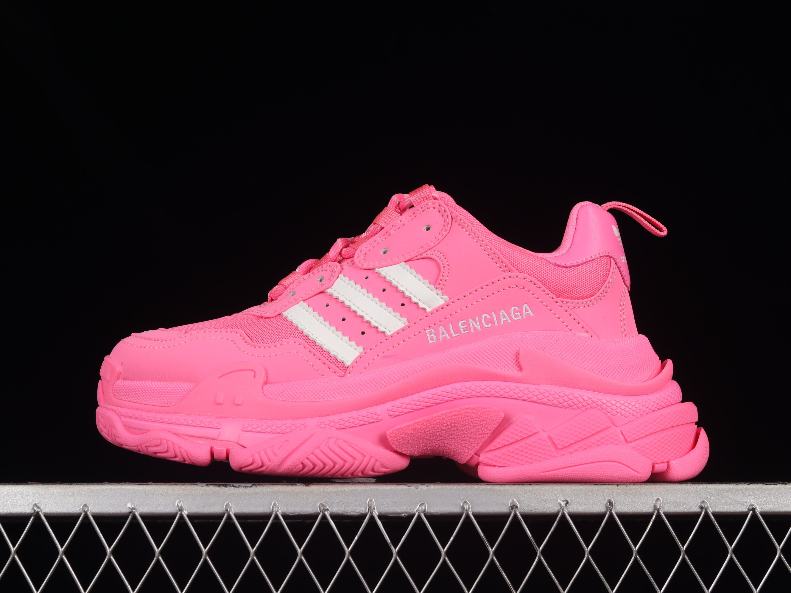 Balenciaga Adidas Triple S Sneakers In Pink, Women SNK323414219