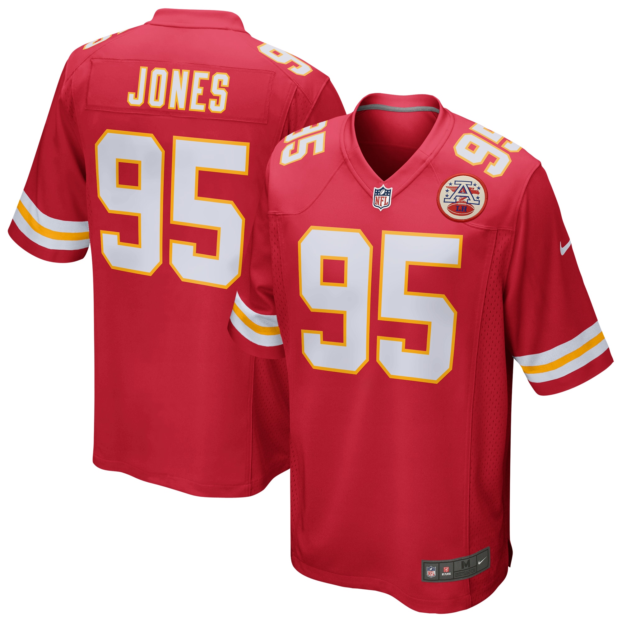 Men’s Kansas City Chiefs Chris Jones Red Game Jersey