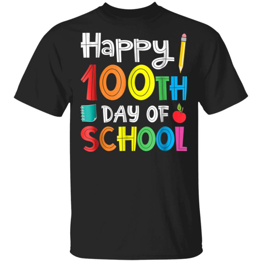 Happy 100th Day of School Teacher Student T-Shirt