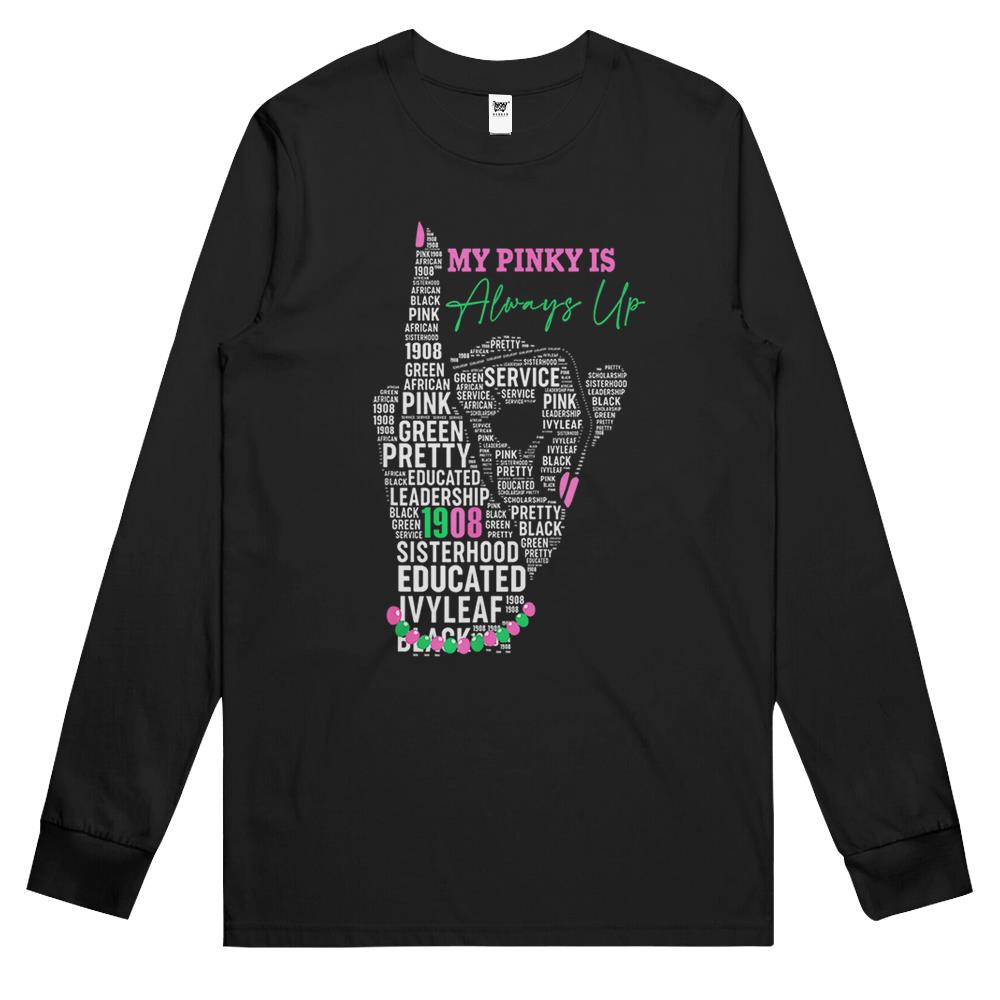 A Serious Matter Aka African American Afro Women Pearls Long Sleeve T Shirts