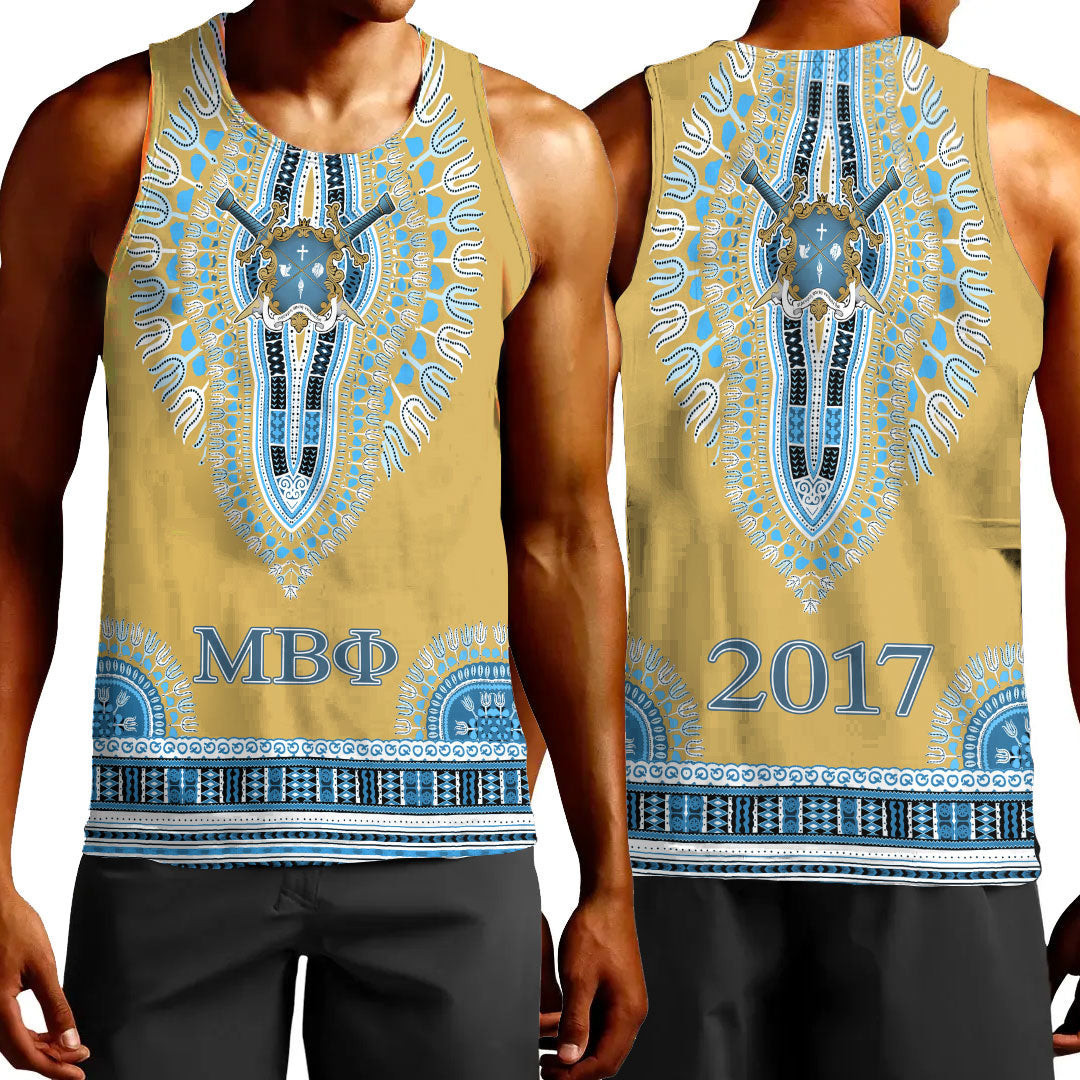 Africazone Clothing – Mu Beta Phi Dashiki  Tank Top A35