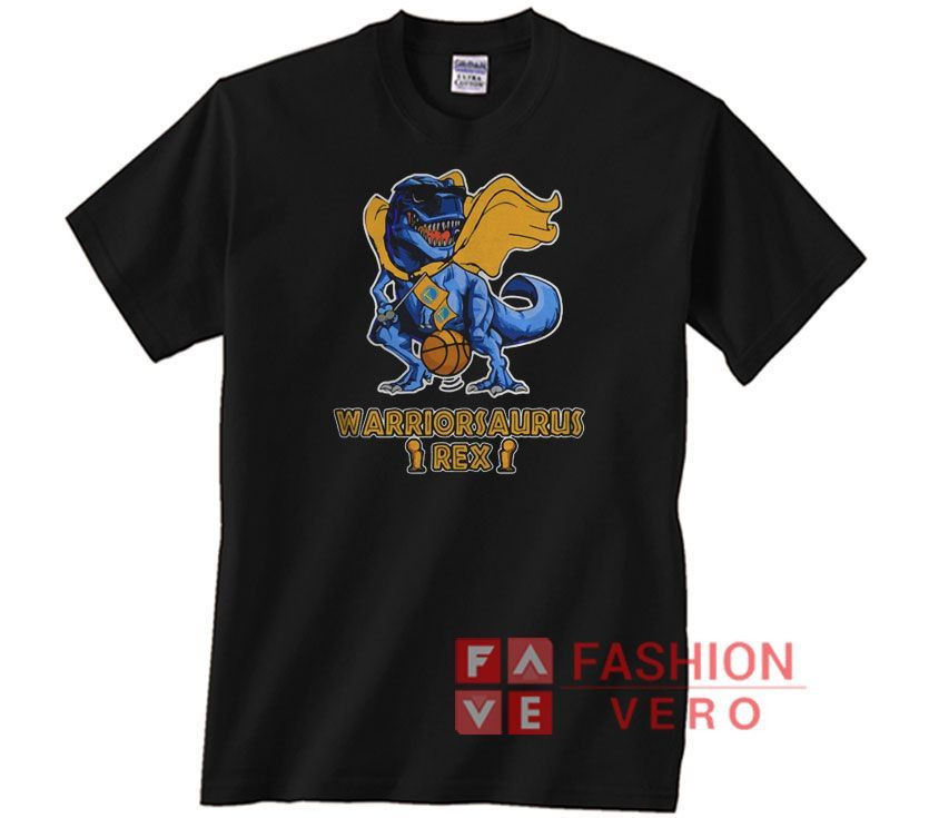 Warriorsaurus Rex Golden State Warriors Adult Shirt