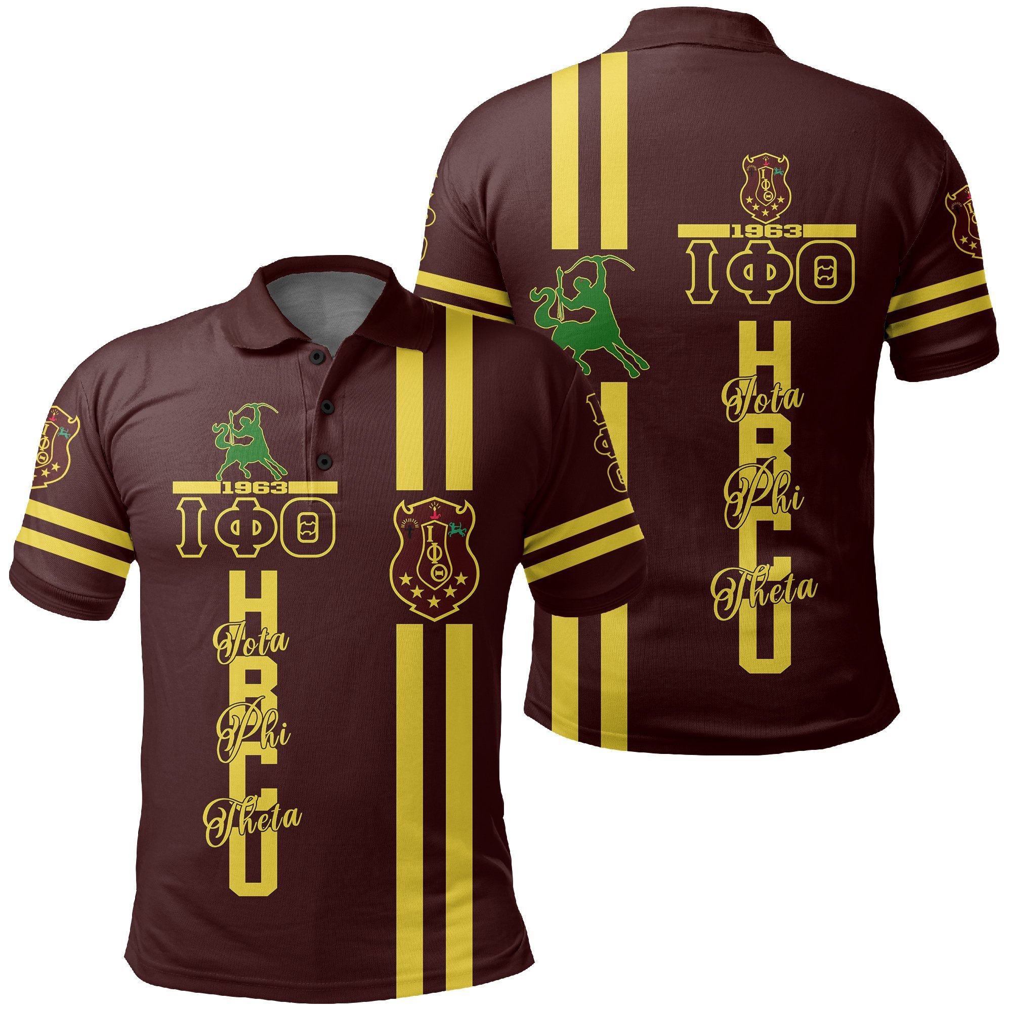 Masonstars  Shirt – HBCU Iota Phi Theta Centaur Polo Shirt J5