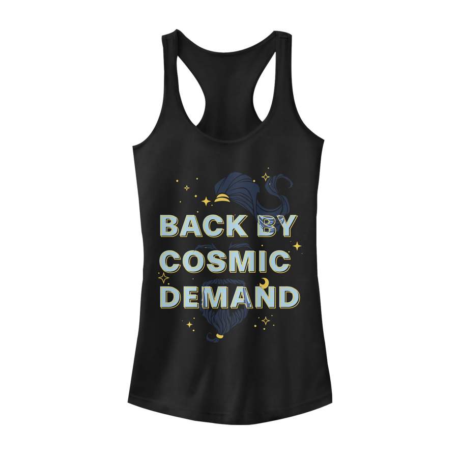 Aladdin Junior’s Genie Back By Cosmic Demand  Racerback Tank