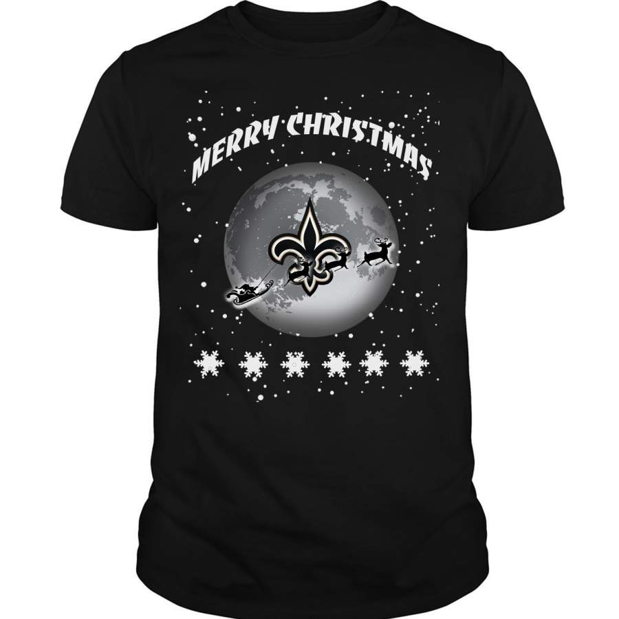 Merry Christmas T Shirt, New Orleans Saints T Shirt