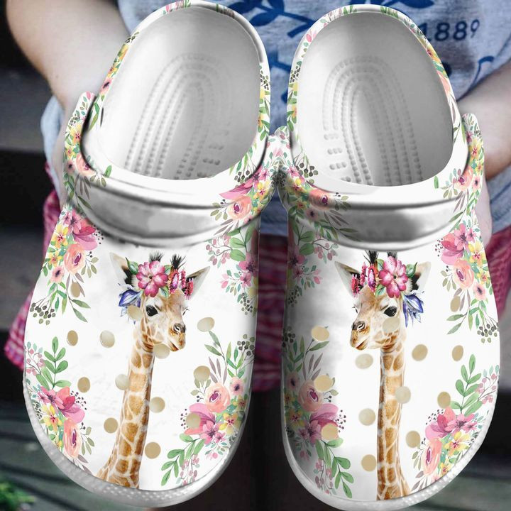 Giraffe Baby  Sku 1157 Crocs Clog Shoes