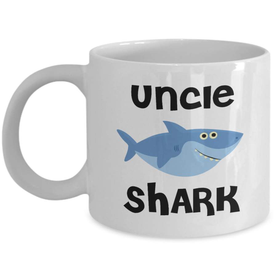 Uncle Shark Mug Do Do Do Coffee Cup Uncle Birthday Gift Idea Gifts for Uncles