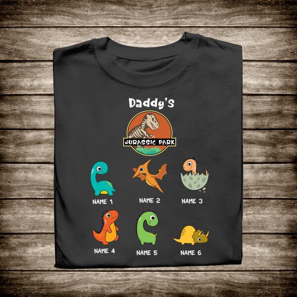 Daddy Jurassic Park Personalized T-Shirt Amazing Gift For Father Papa