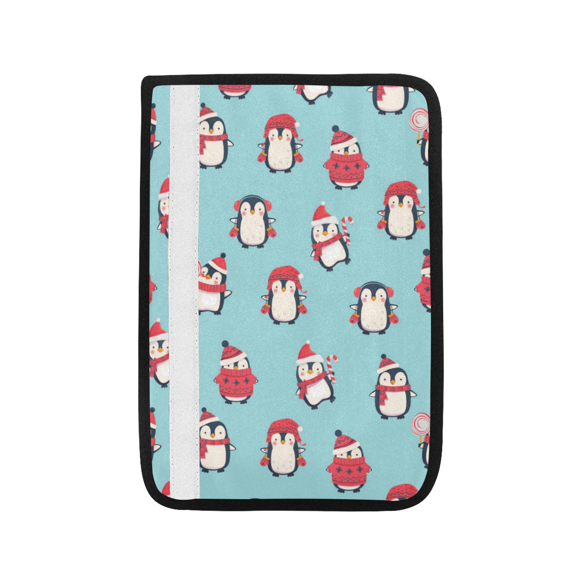 Cute Penguin Christmas  Design Pattern Car Seat Belt Cover