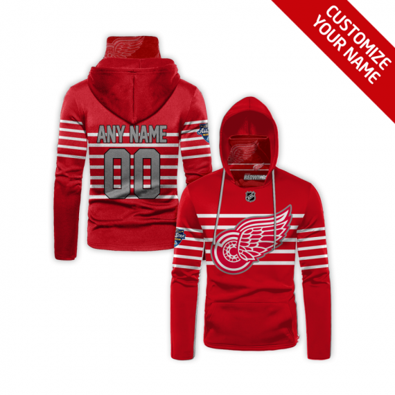 Gift Ideas Personalized Detroit Red Wings Bandana Hoodie Mh34