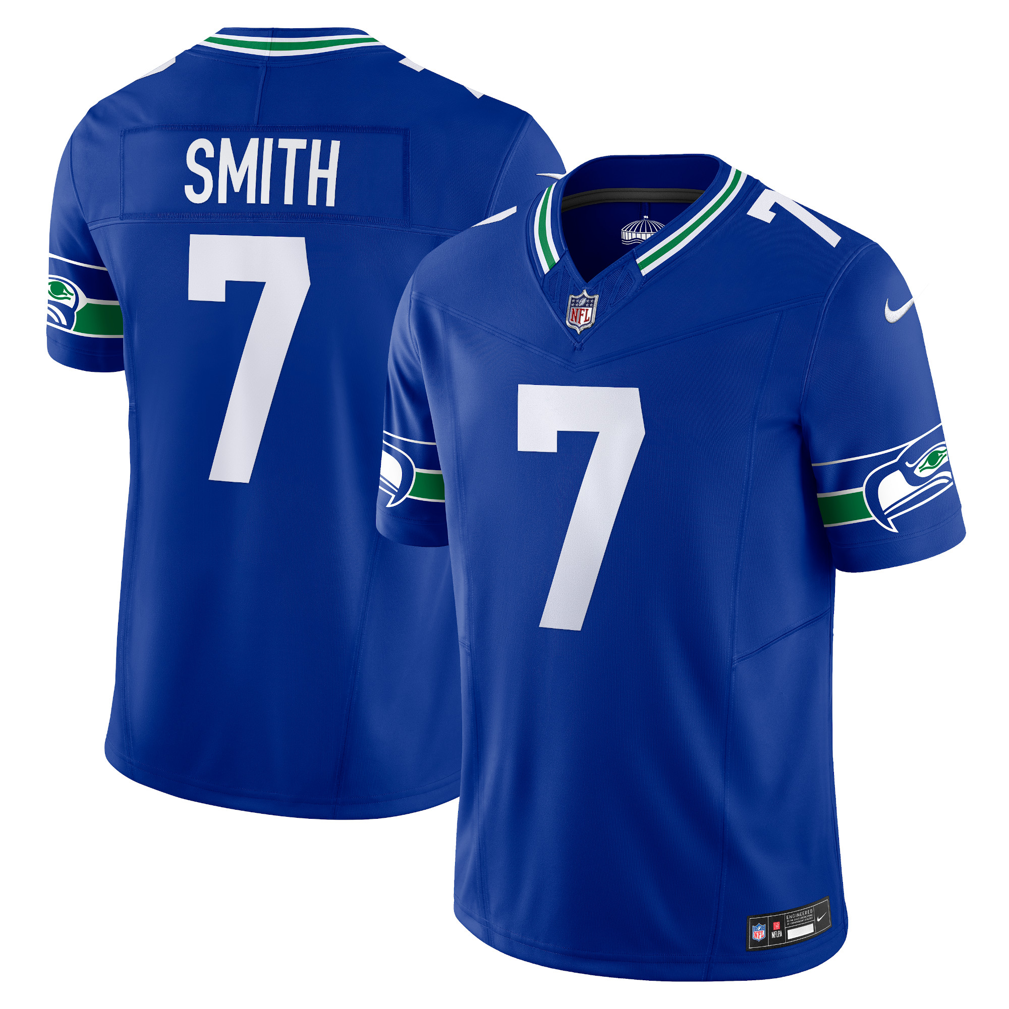 Geno Smith Seattle Seahawks Alternate Vapor F.U.S.E. Limited Jersey – Royal