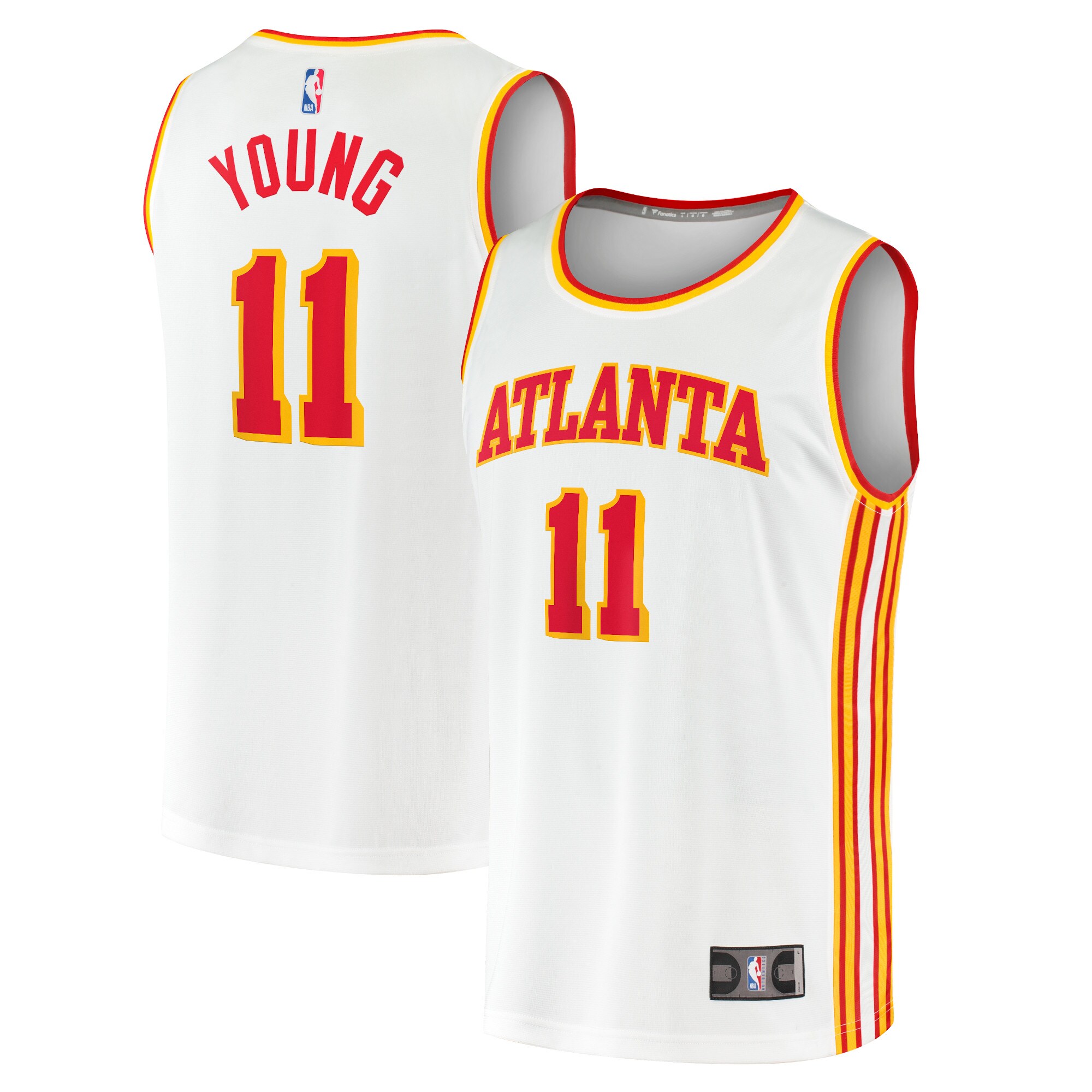 Trae Young Atlanta Hawks 2020/21 Fast Break Player Jersey – Association Edition – White