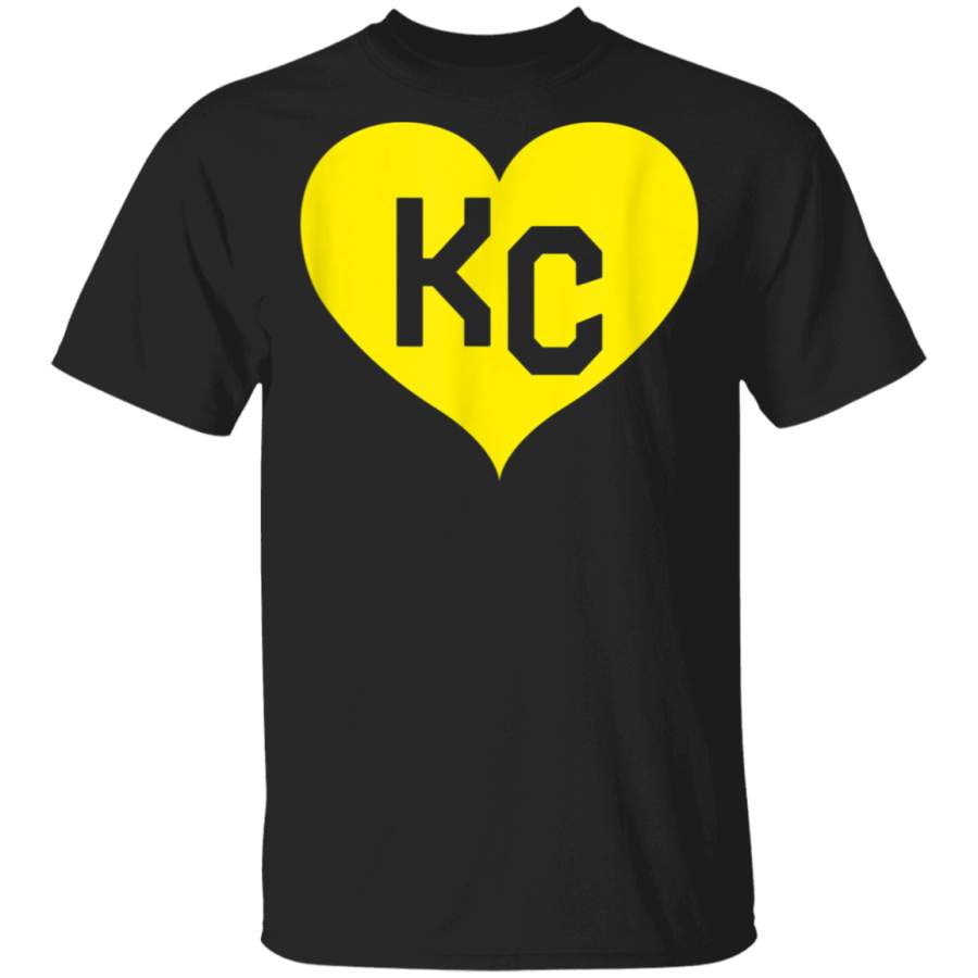 Mens Womens Kids I Love Kansas City Heart KC Football Shirt TShirt