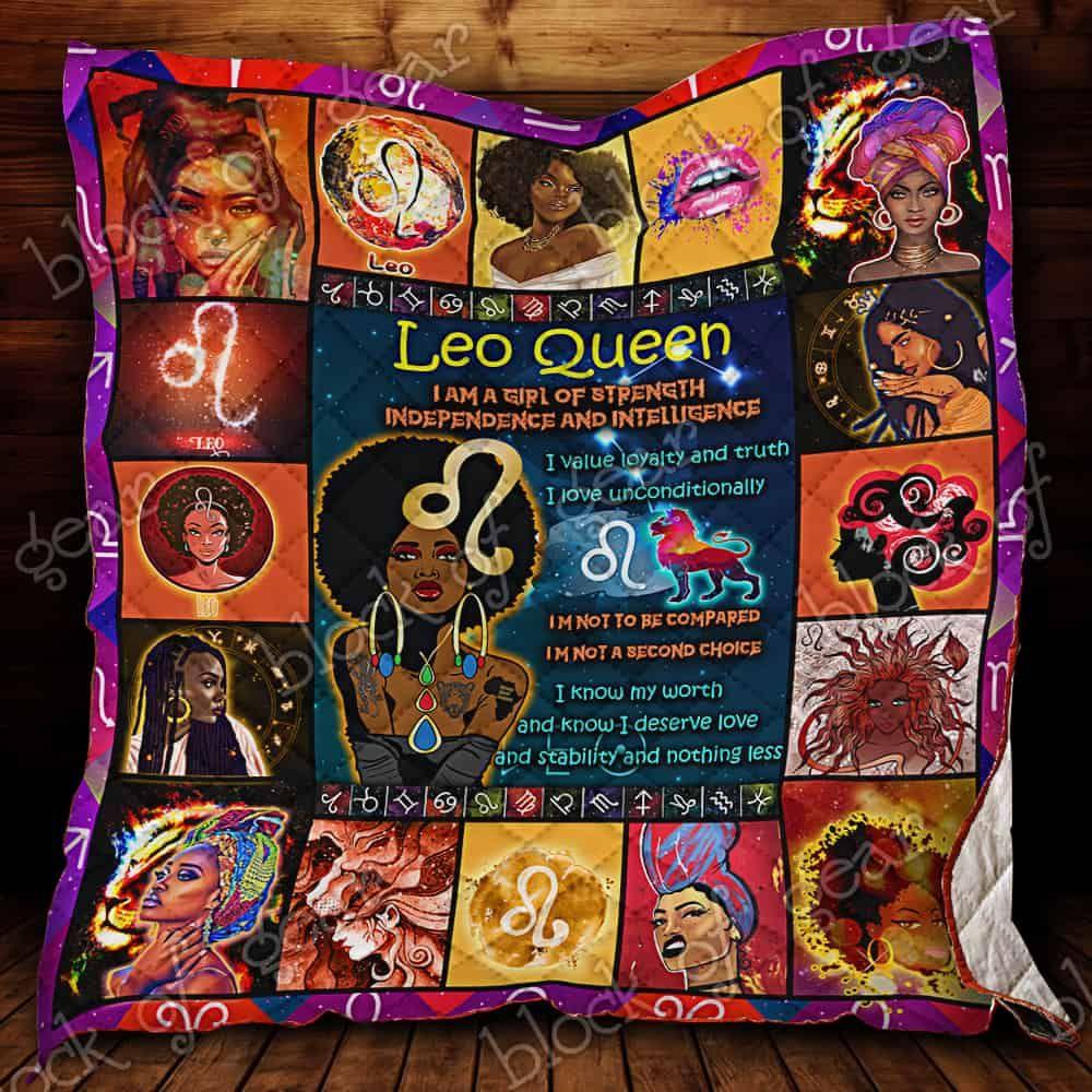 Leo Black Queen Cl19100508Mdq Quilt Blanket