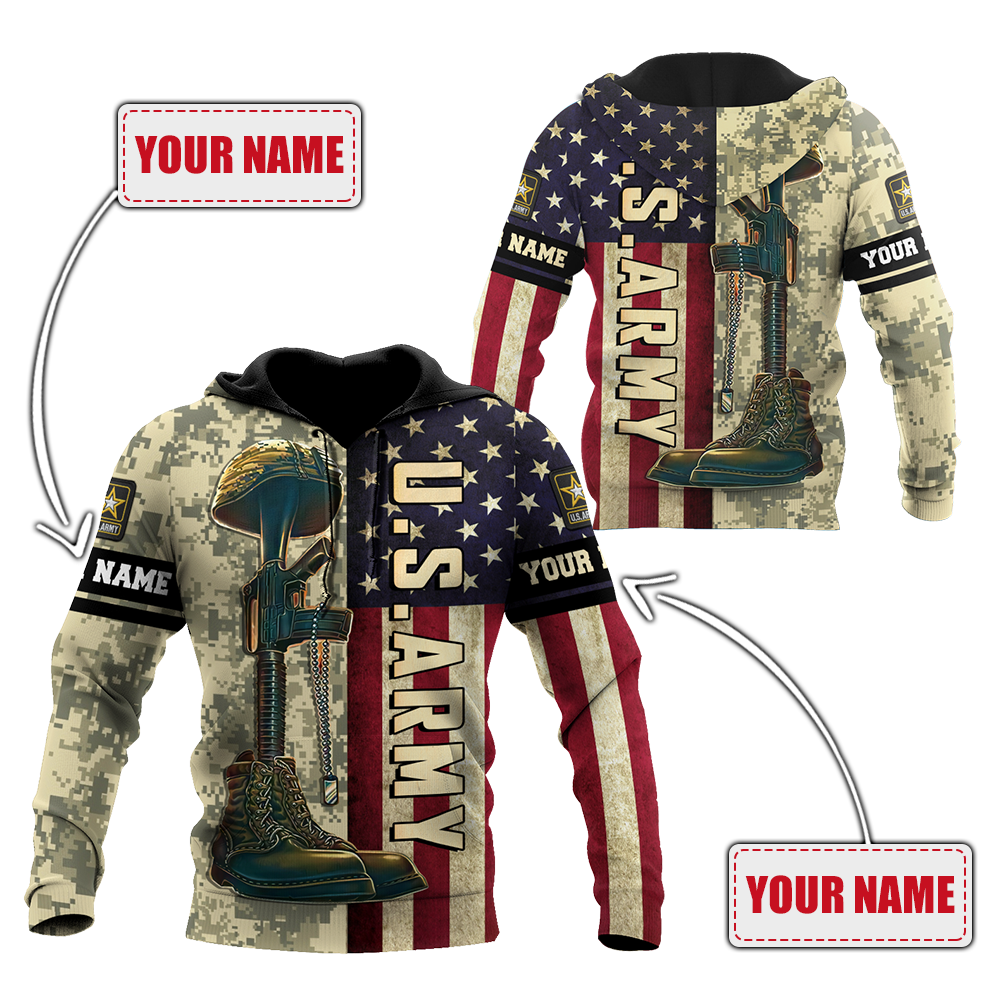 Personalized US Army 3D All Over Printed Shirts MH09062101