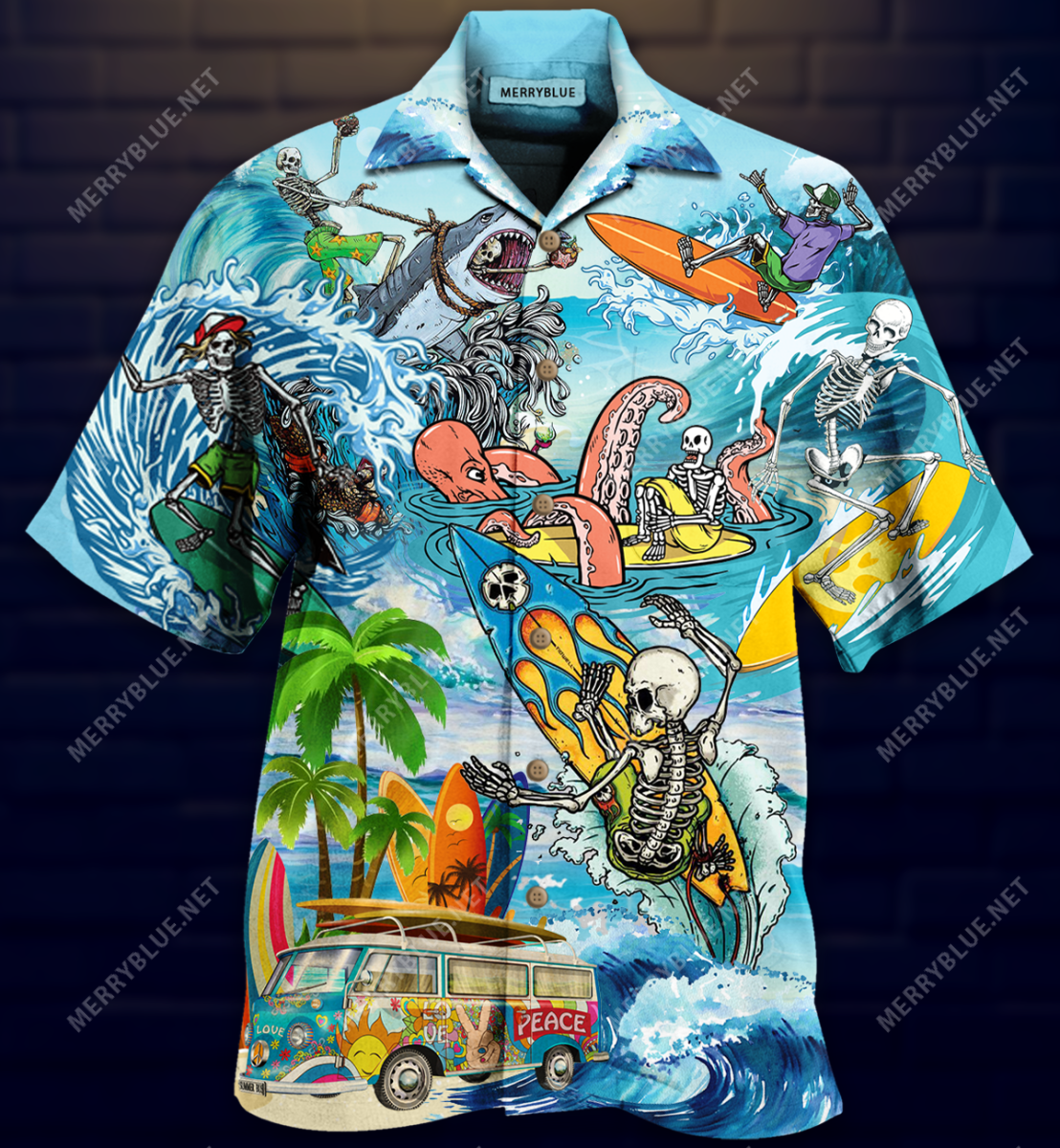 Live To Surf Unisex Hawaii Shirt Ha6235