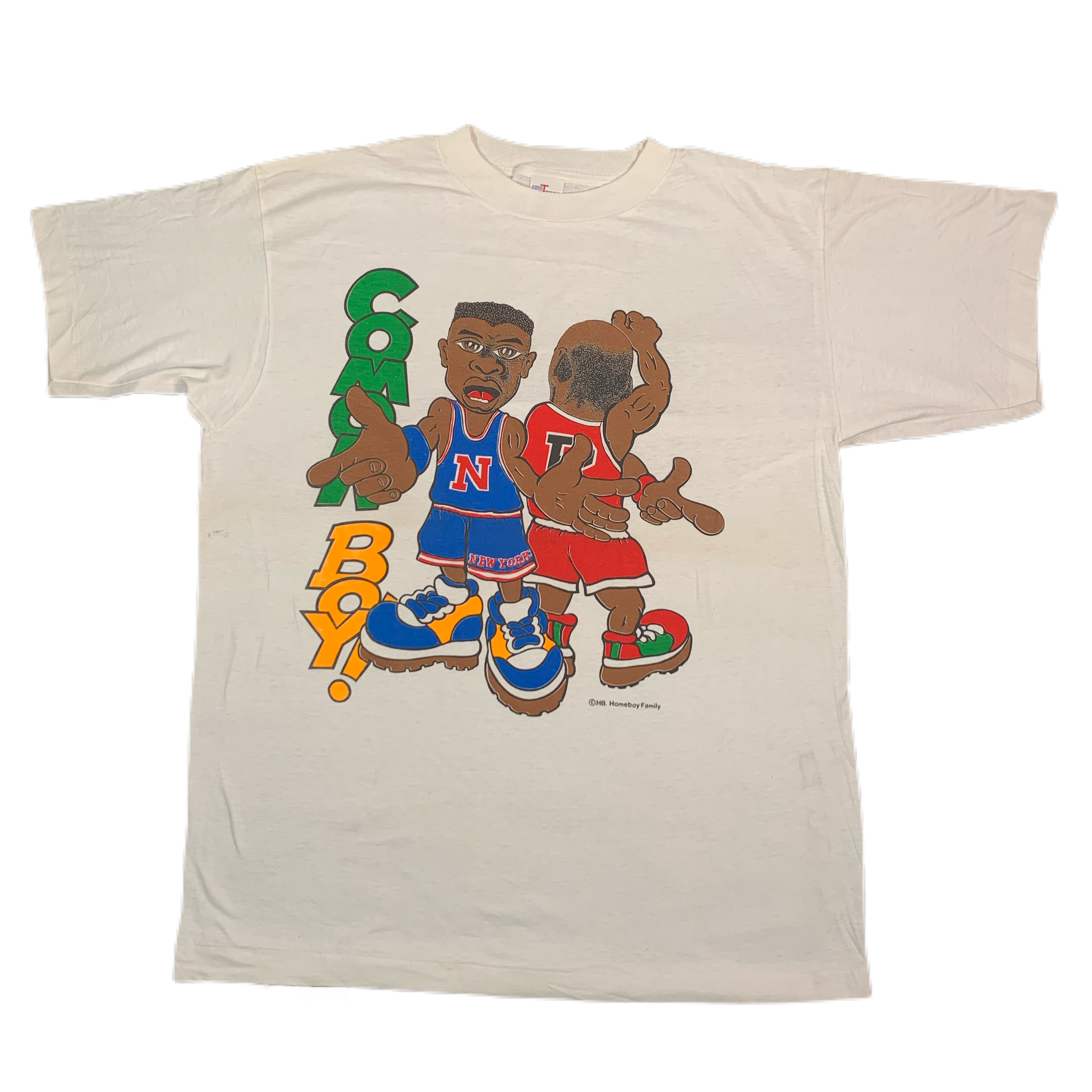 Vintage New York Knicks Chicago Bulls “Cmon Boy!” T-Shirt