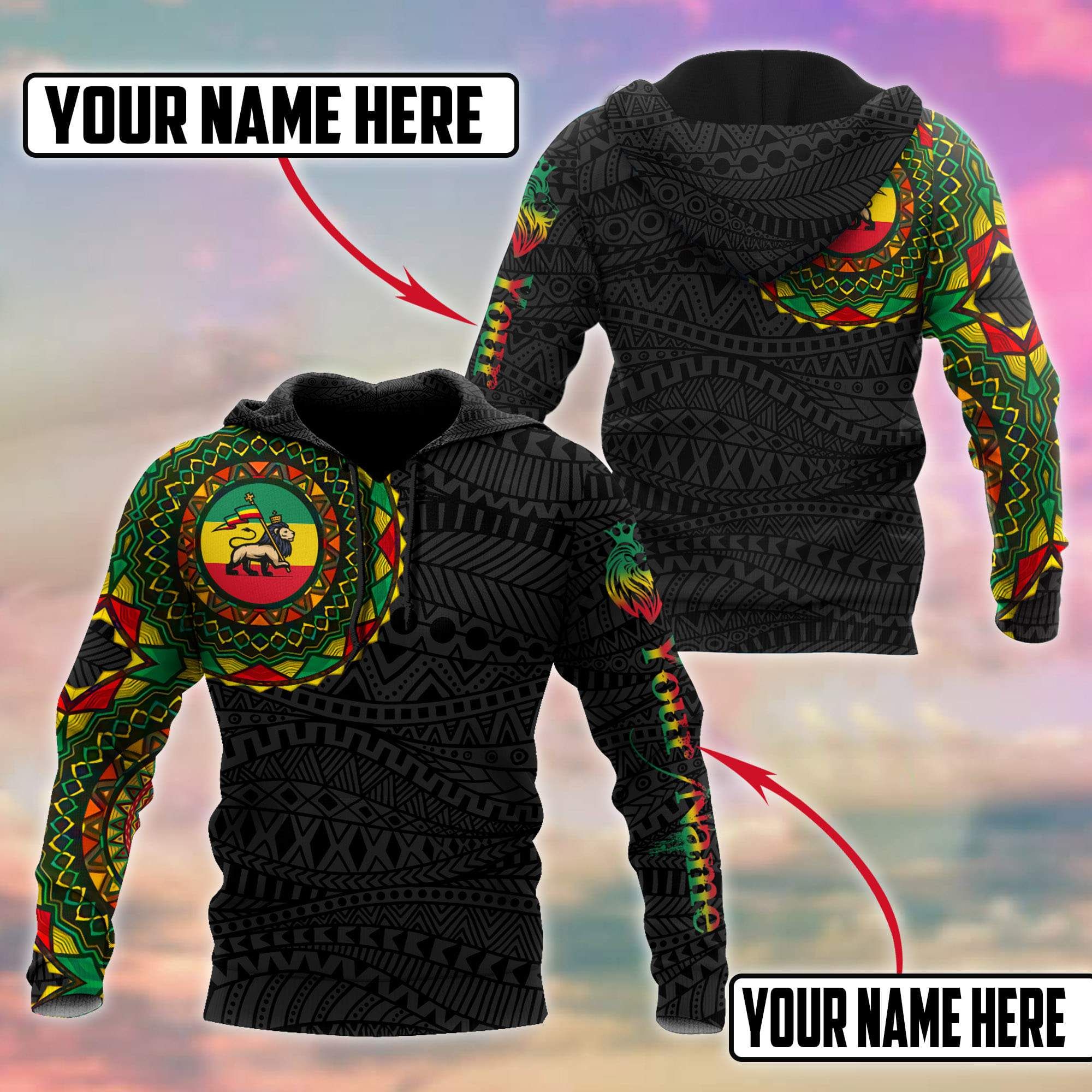 Personalized Name African 3D All Over Printed Unisex Shirts Ethiopia – Afc1193C