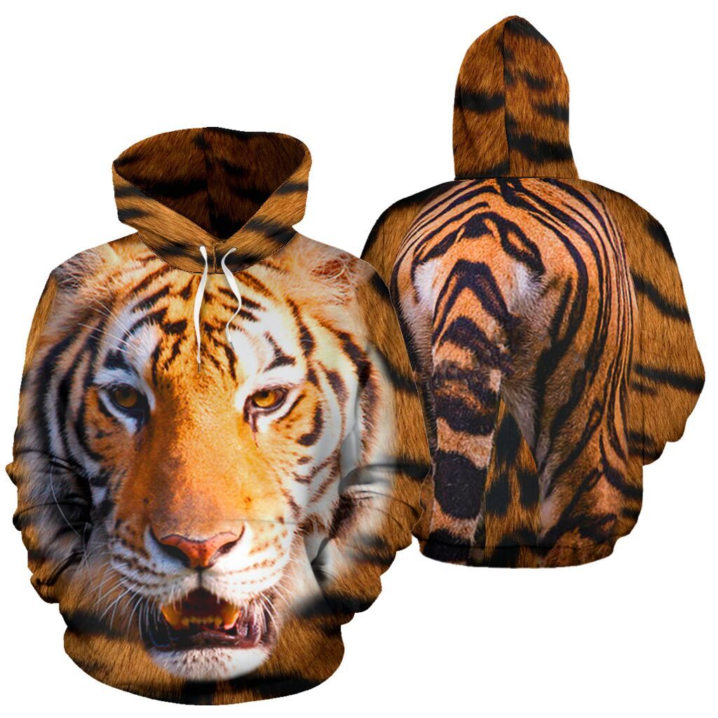 Tiger Orange Cool Design 3D Printed Sublimation Hoodie Hooded Sweatshirt Comfy Soft And Warm For Men Women S To 5Xl Ctc2402167